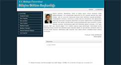 Desktop Screenshot of bilisim.maltepe.edu.tr